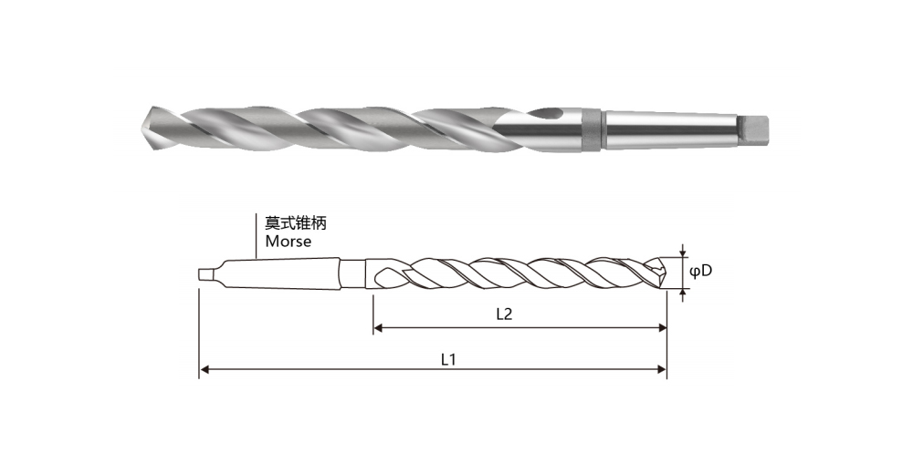 DIN 341 Material 4341/6542 Angle 118° Taper Shank Twist Drill